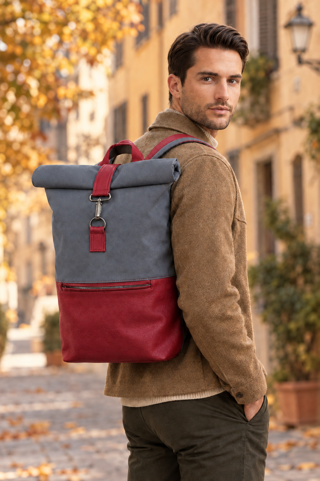 Bozza dello Zaino con bordeaux POLBER