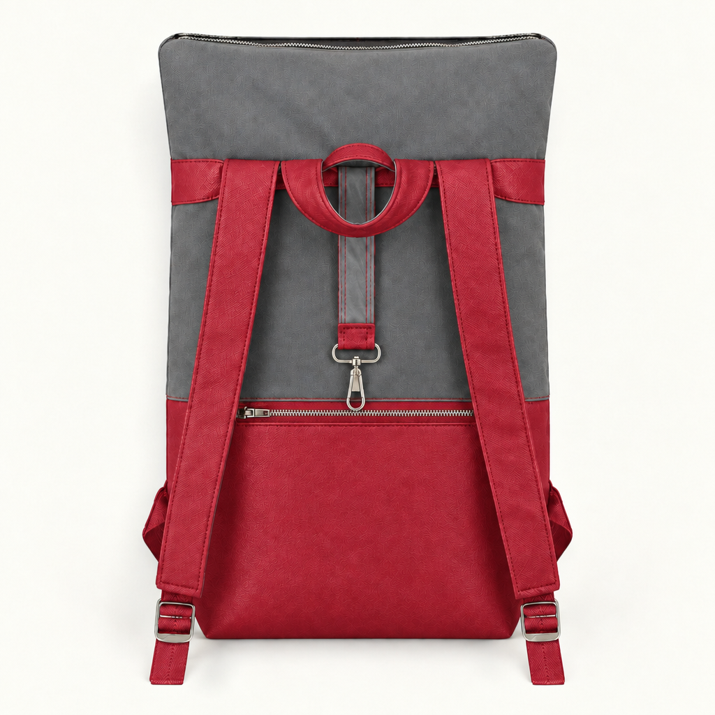 Retro dello Zaino con correzione bordeaux POLBER